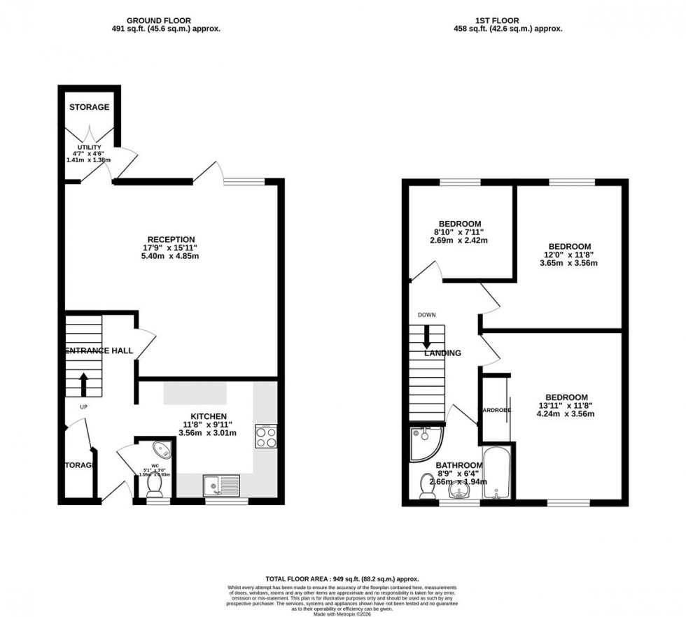Floorplan for Southwood Avenue | Coombe Dingle