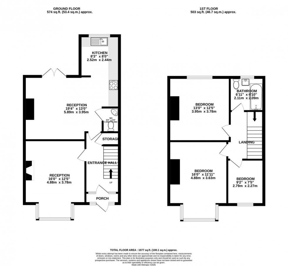 Floorplan for Wellington Hill West | Henleaze