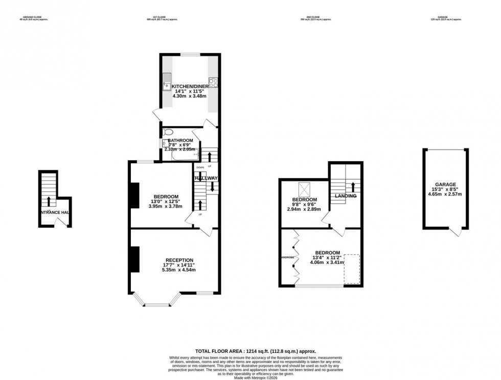 Floorplan for Devonshire Road | Westbury Park