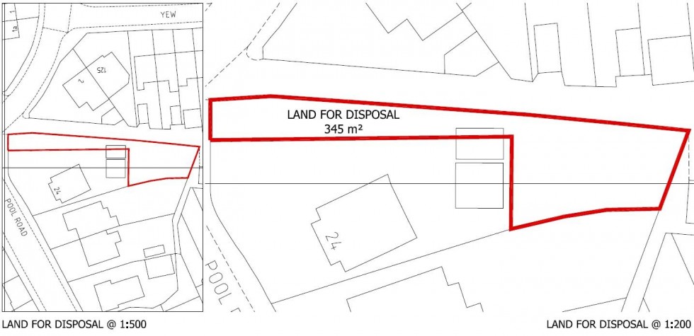 Floorplan for LAND FOR AUCTION - Pool Road, Kingswood, Bristol