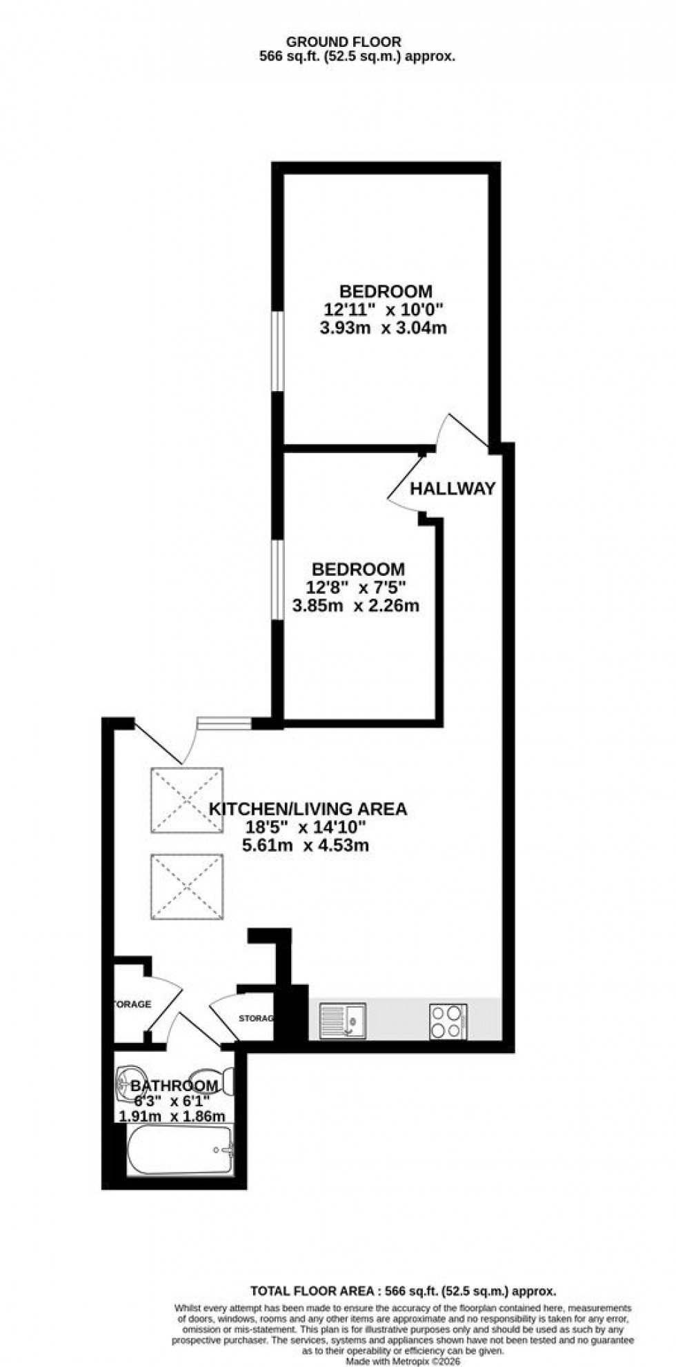 Floorplan for Coldharbour Road | Westbury Park