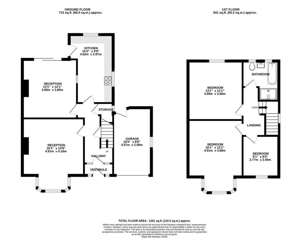 Floorplan for Weston Crescent | Horfield