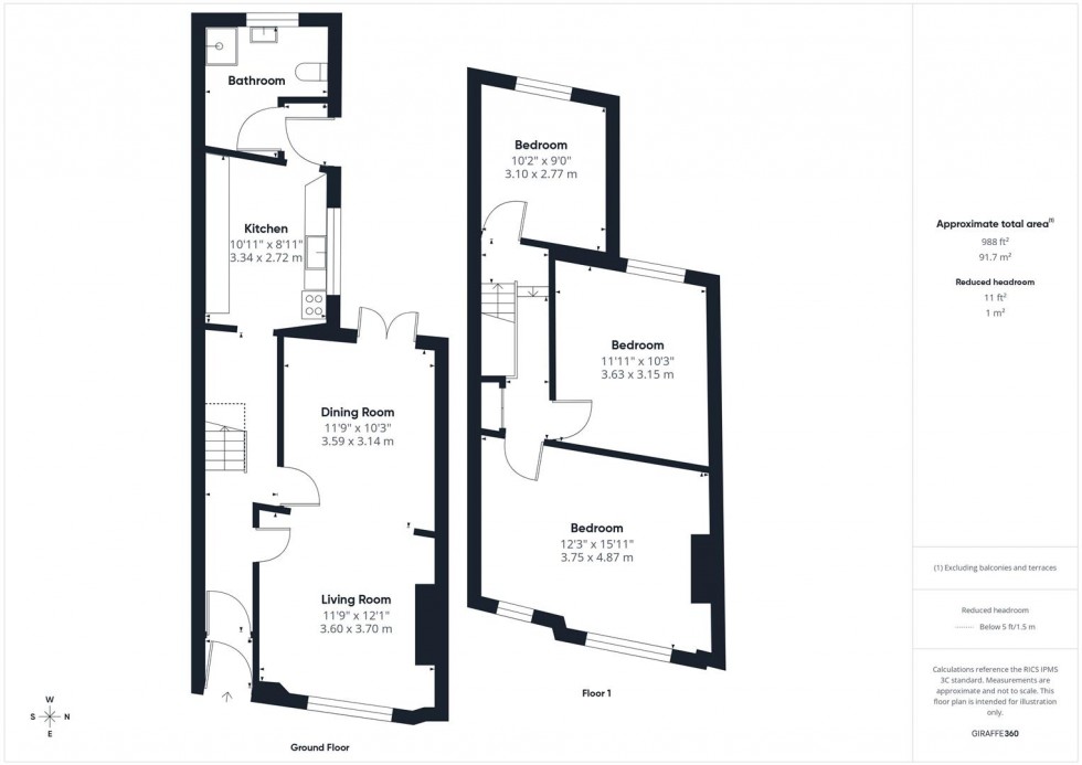 Floorplan for Avonvale Road, Redfield, Bristol