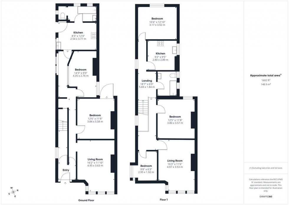 Floorplan for Devonshire Road, Weston-Super-Mare