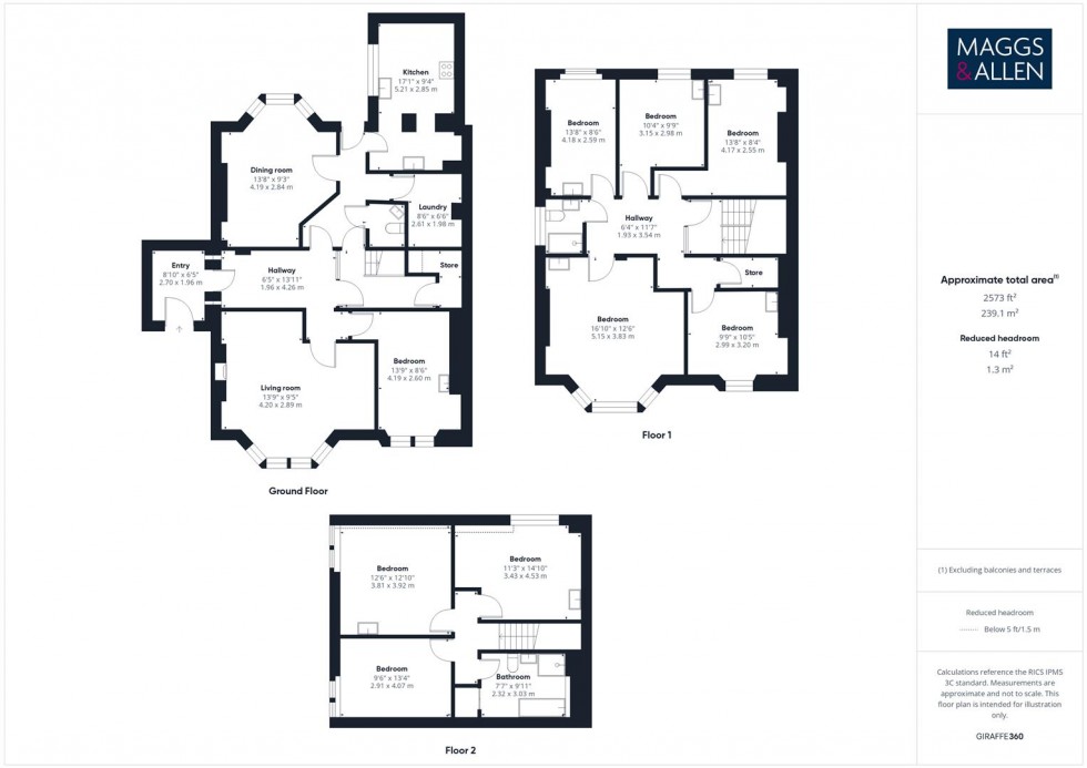 Floorplan for Gloucester Road, Horfield, Bristol