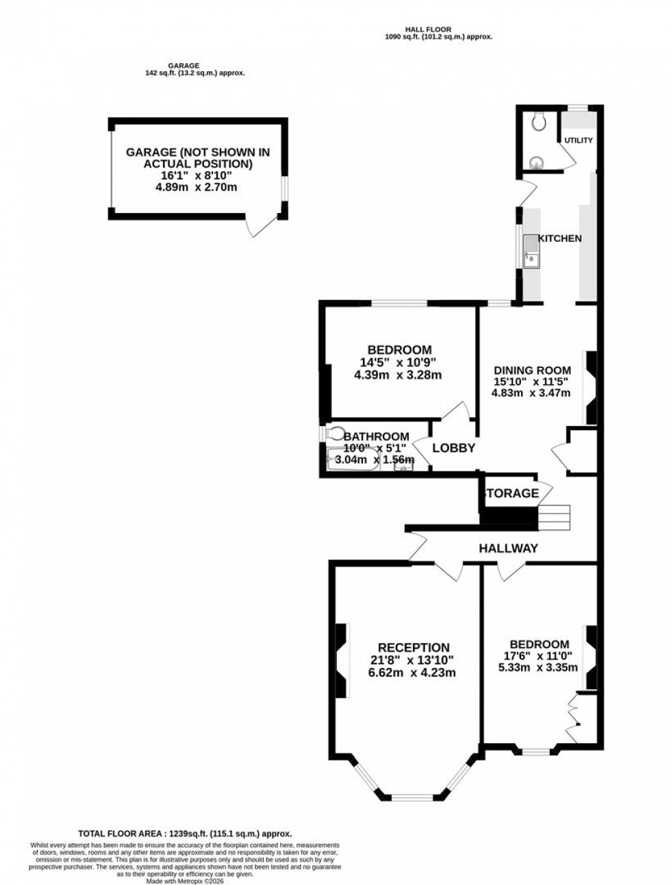 Floorplan for Westbury Road | Henleaze