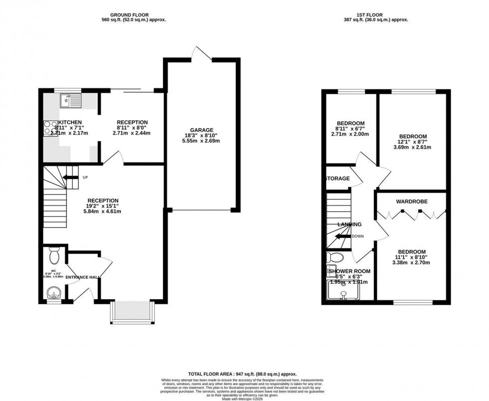 Floorplan for The Furlong | Henleaze
