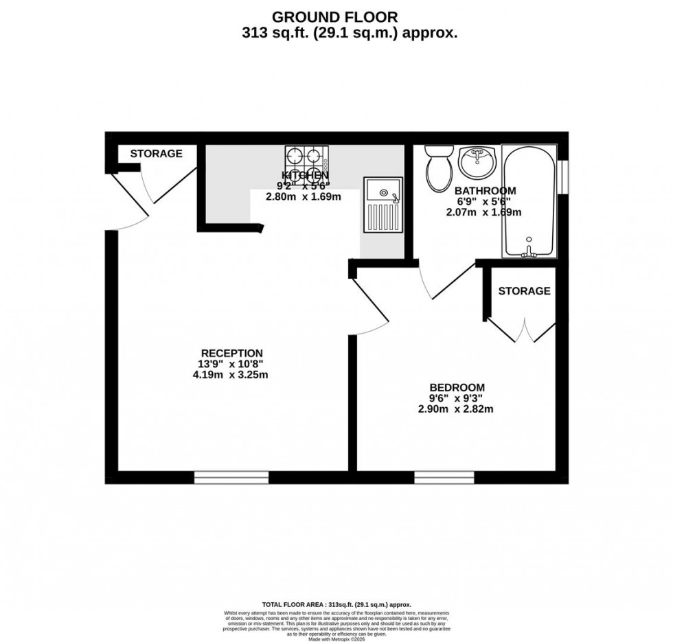 Floorplan for Montreal Avenue | Horfield