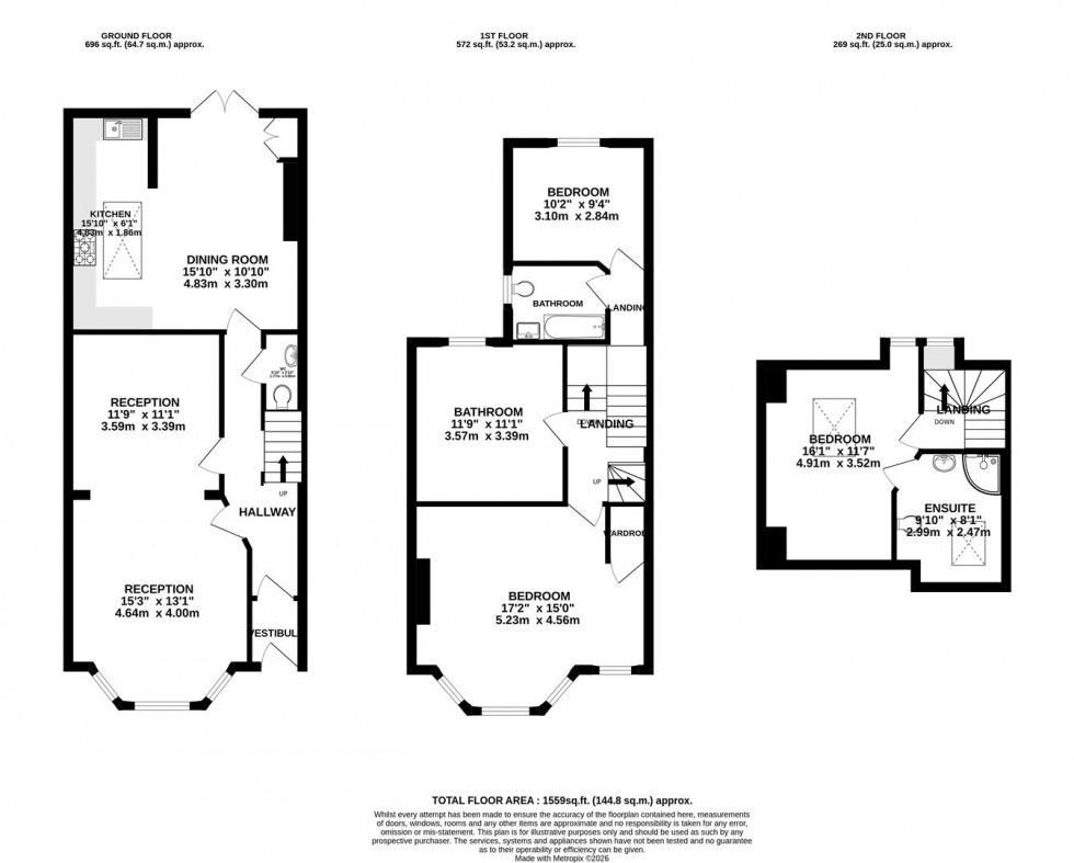 Floorplan for Russell Road | Westbury Park