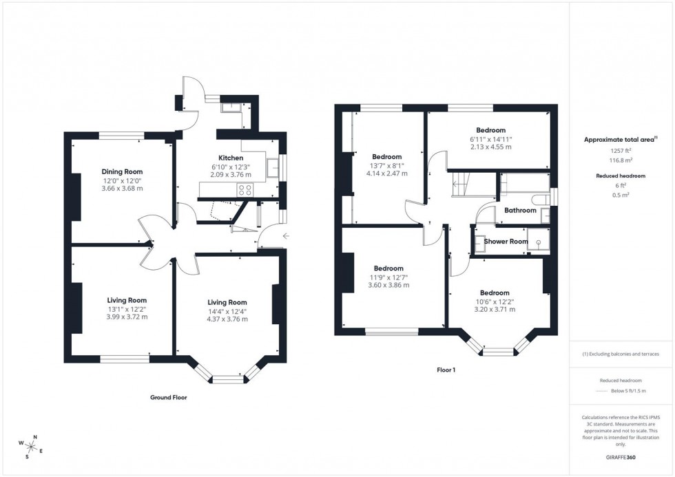 Floorplan for Lodore Road, Fishponds, Bristol