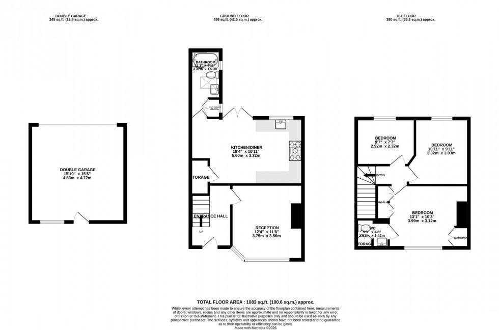 Floorplan for Kelston Road | Westbury-on-Trym