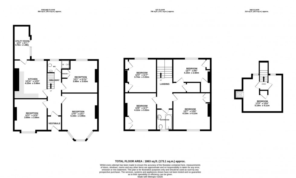 Floorplan for Cranbrook Road | Redland