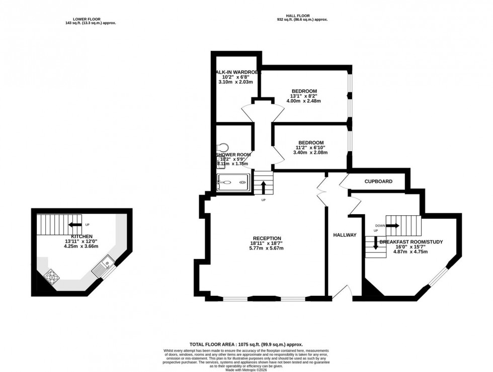 Floorplan for Clifton Road | Clifton