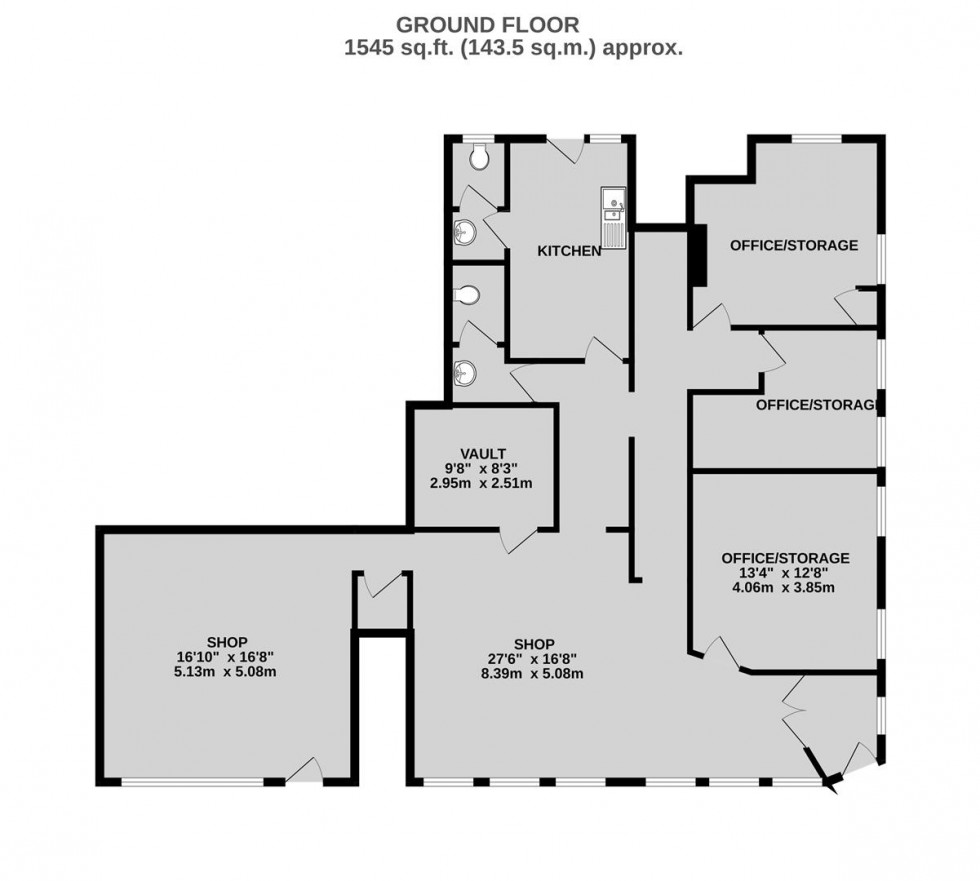Floorplan for Church Road, Redfield, Bristol