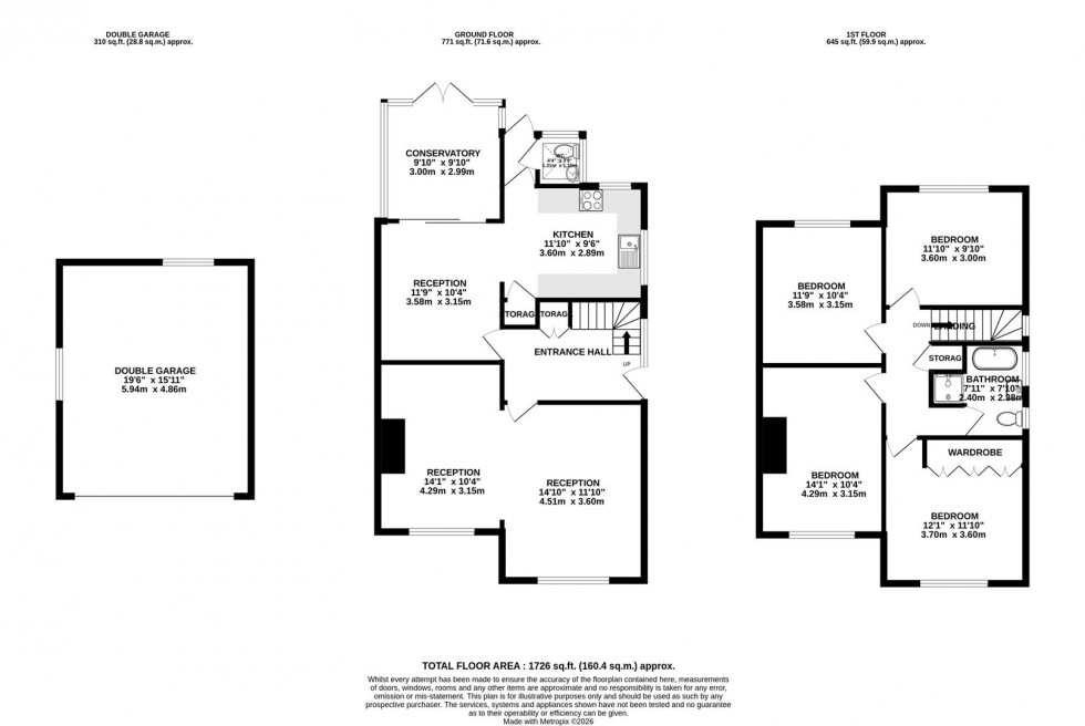 Floorplan for Northumbria Drive | Henleaze