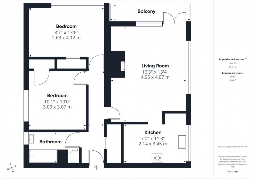 Floorplan for Vincent Close, Bristol