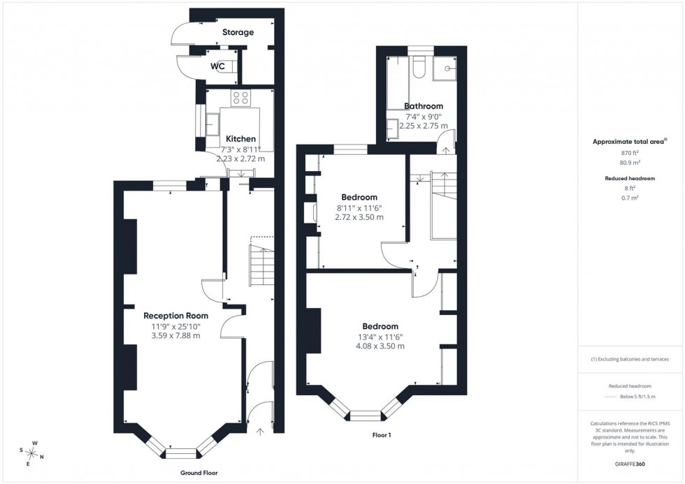 Floorplan for Carlyle Road, Greenbank, Bristol