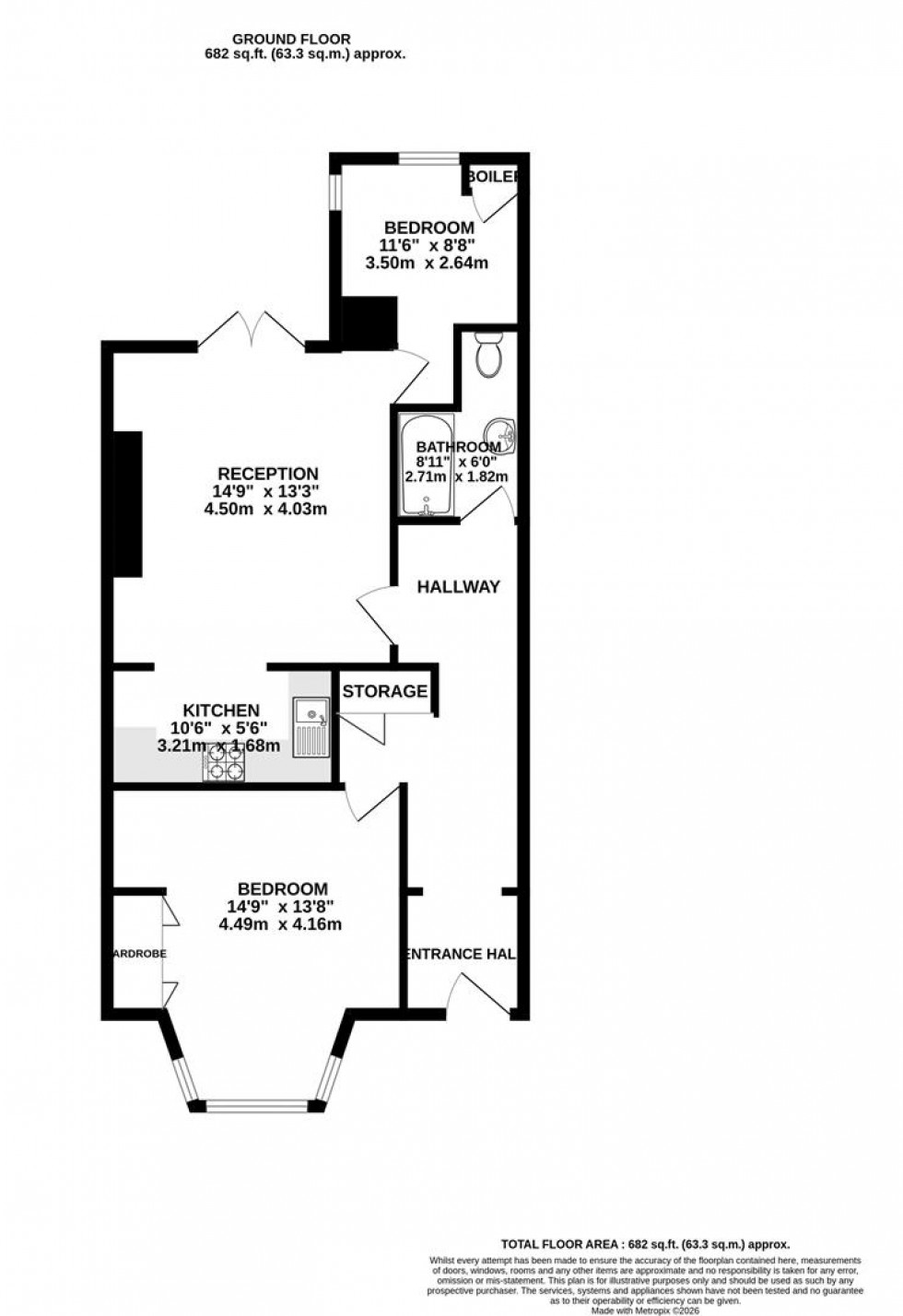 Floorplan for Alma Vale Road | Clifton