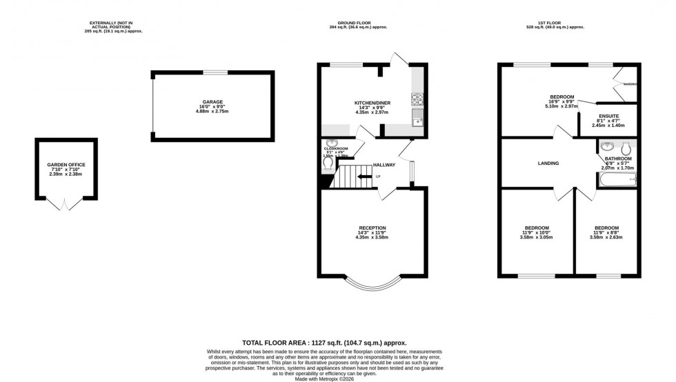 Floorplan for Greendale Road | Redland