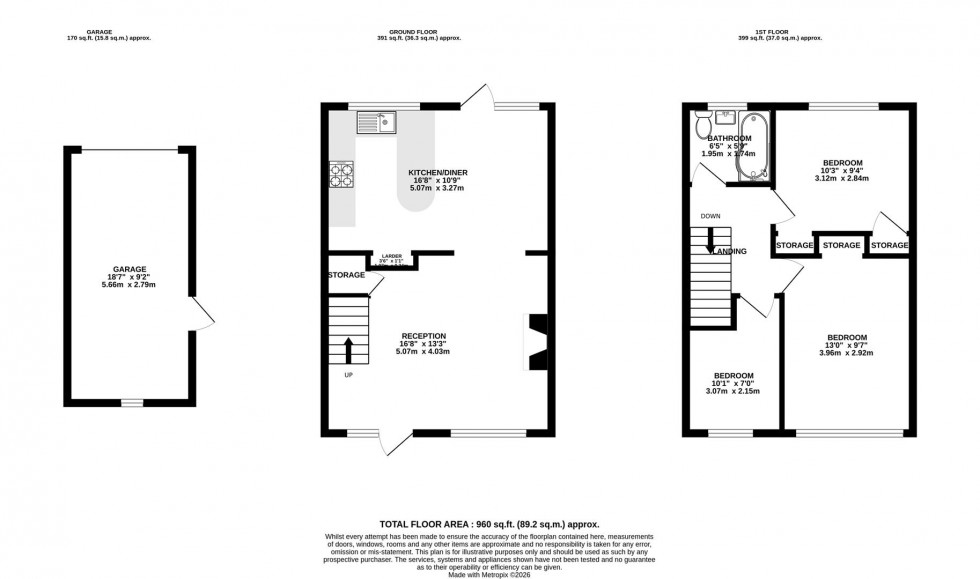 Floorplan for Weedon Close | St Werburghs