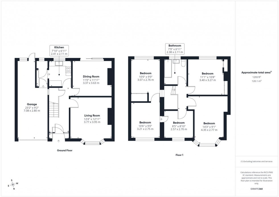 Floorplan for Kelston Road, Westbury On Trym, Bristol