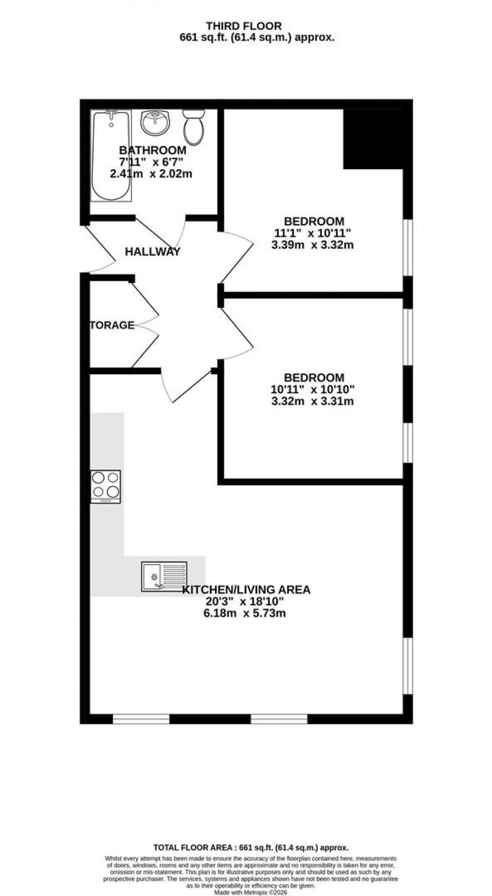 Floorplan for Bartholomews Square | Horfield