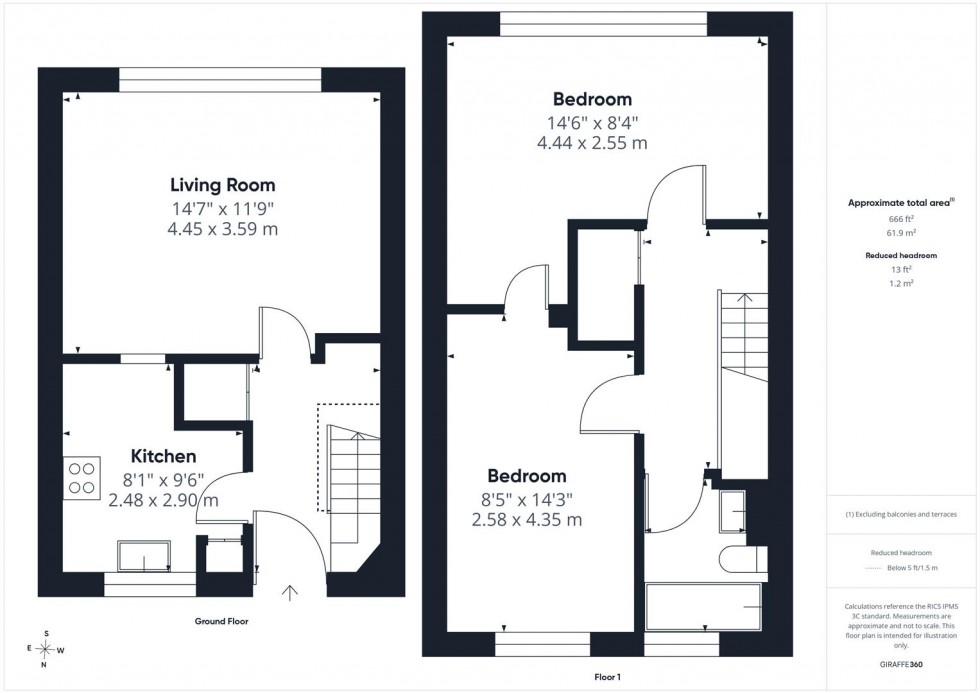 Floorplan for Easton Road, Easton, Bristol
