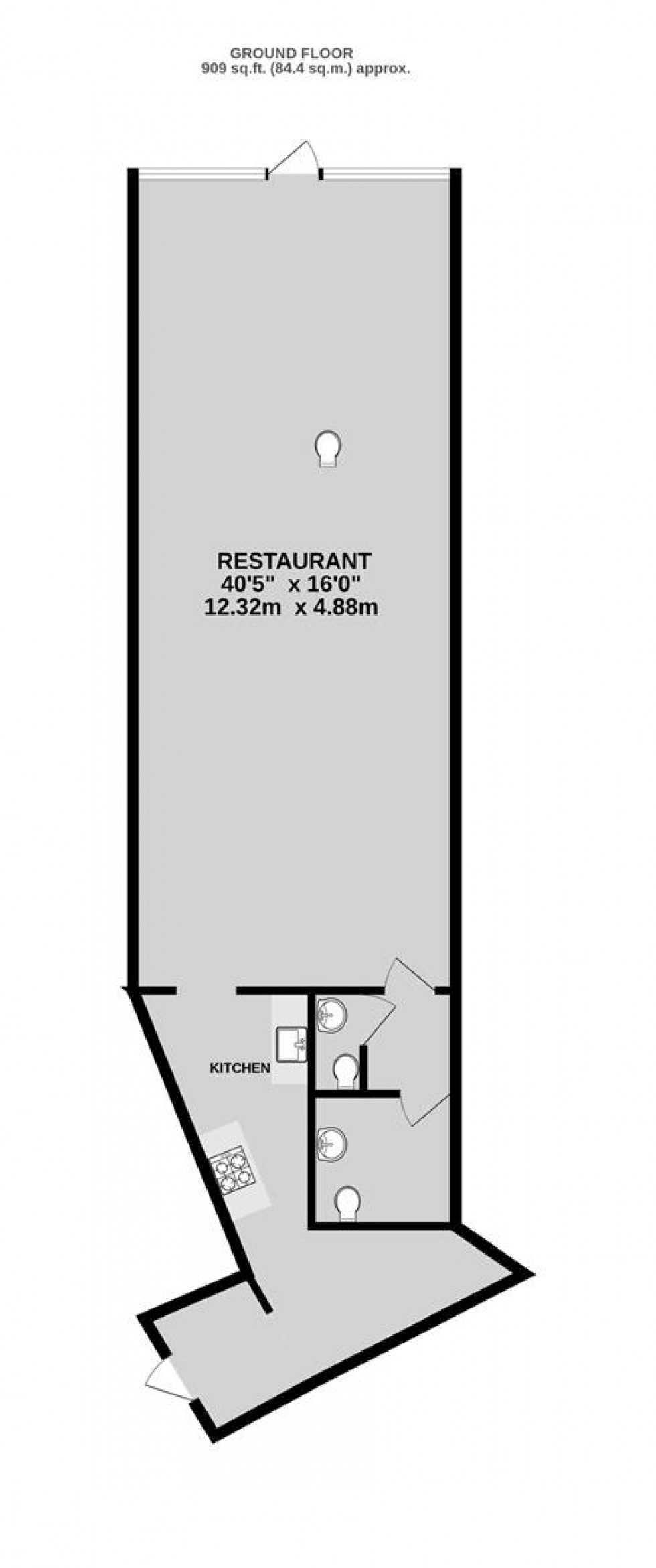 Floorplan for 105 Henleaze Road, Bristol