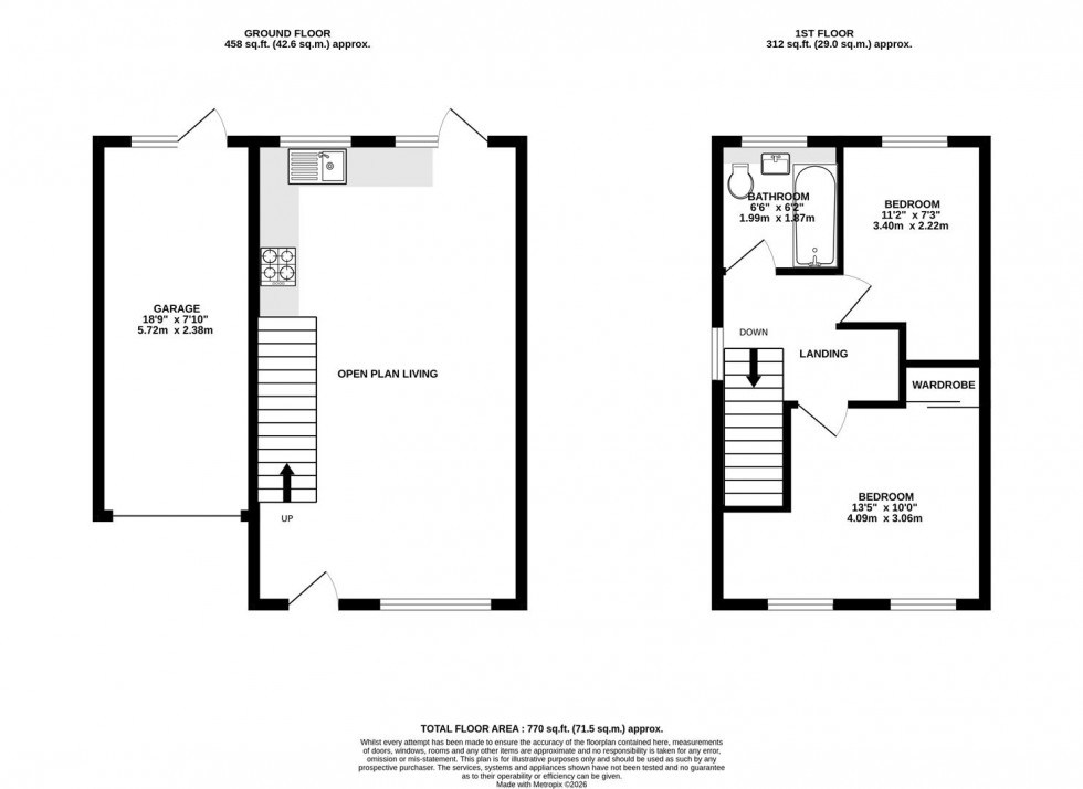 Floorplan for Homeleaze Road | Brentry