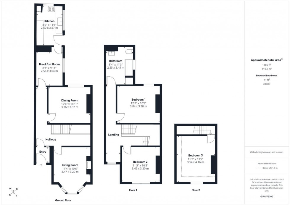 Floorplan for Fishponds Road, Eastville, Bristol
