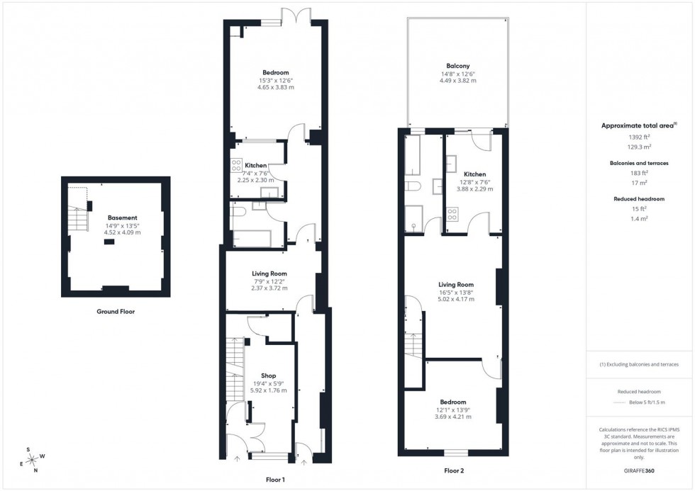 Floorplan for Two Mile Hill Road, Bristol