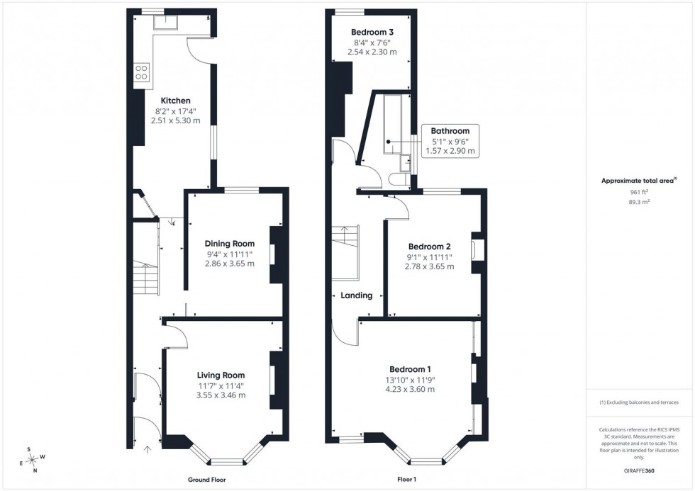 Floorplan for Douglas Road, Horfield, Bristol