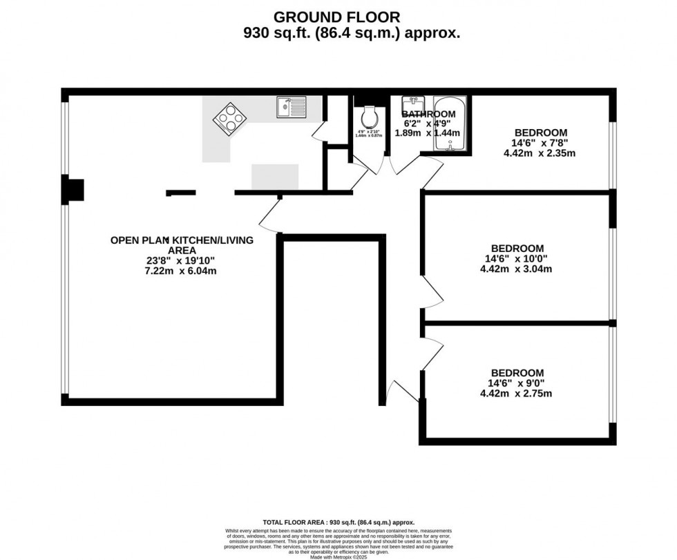 Floorplan for High Kingsdown | Kingsdown