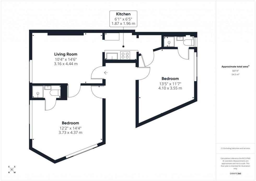 Floorplan for Clevedon Terrace, Kingsdown, Bristol