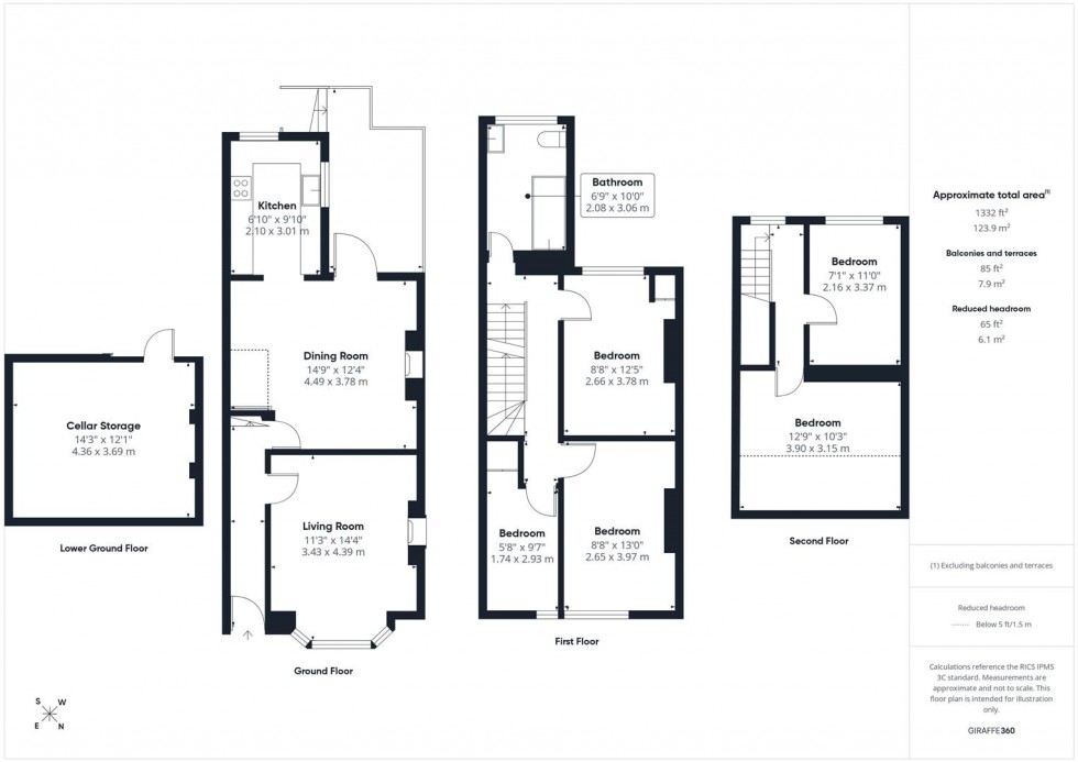Floorplan for High Street, Hanham
