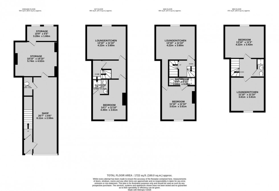 Floorplan for Cheltenham Road, Bristol