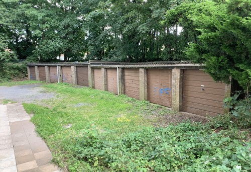 Garages rear of Deanna Court, Downend